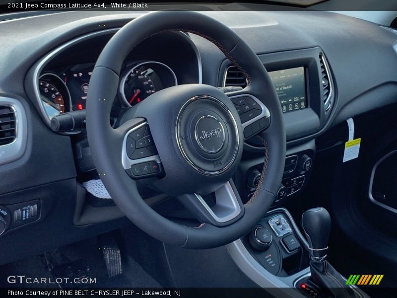 White / Black 2021 Jeep Compass Latitude 4x4
