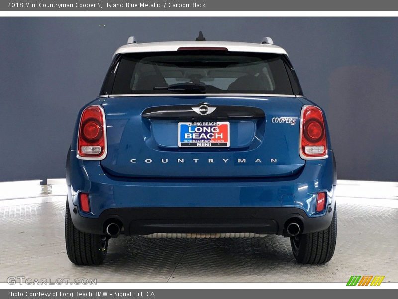Island Blue Metallic / Carbon Black 2018 Mini Countryman Cooper S