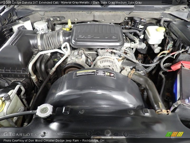 Mineral Gray Metallic / Dark Slate Gray/Medium Slate Gray 2008 Dodge Dakota SXT Extended Cab
