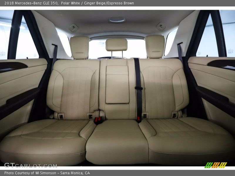 Polar White / Ginger Beige/Espresso Brown 2018 Mercedes-Benz GLE 350