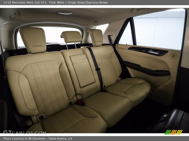 Polar White / Ginger Beige/Espresso Brown 2018 Mercedes-Benz GLE 350