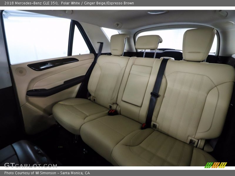 Polar White / Ginger Beige/Espresso Brown 2018 Mercedes-Benz GLE 350