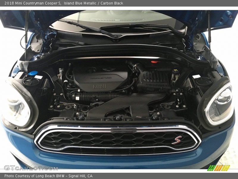 Island Blue Metallic / Carbon Black 2018 Mini Countryman Cooper S