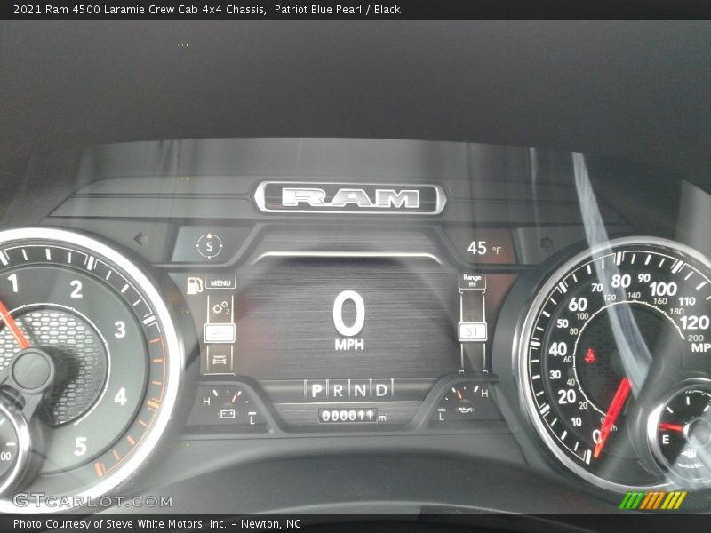 Patriot Blue Pearl / Black 2021 Ram 4500 Laramie Crew Cab 4x4 Chassis