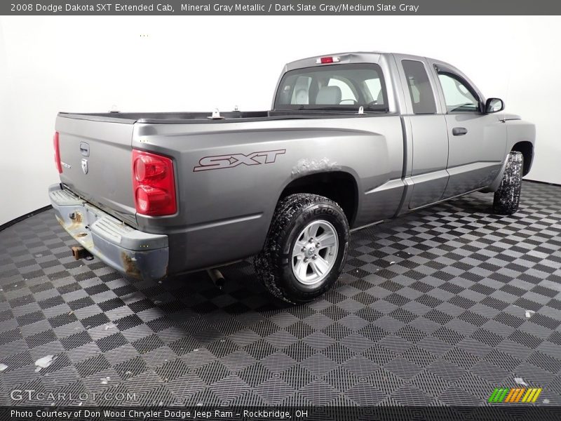 Mineral Gray Metallic / Dark Slate Gray/Medium Slate Gray 2008 Dodge Dakota SXT Extended Cab