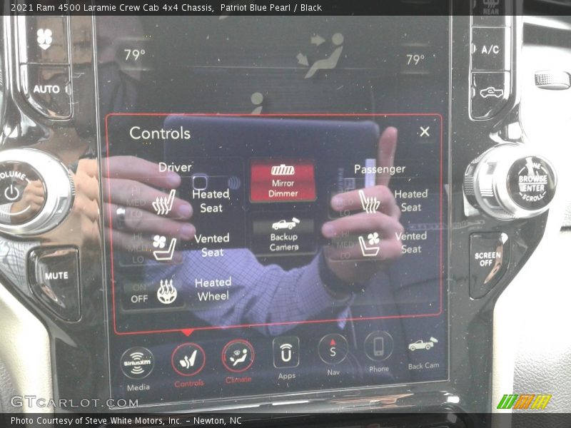 Patriot Blue Pearl / Black 2021 Ram 4500 Laramie Crew Cab 4x4 Chassis