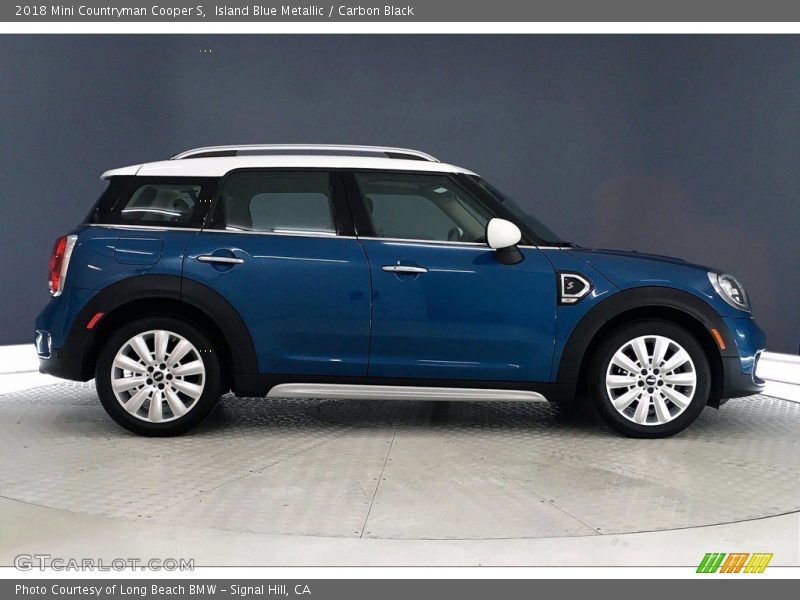 Island Blue Metallic / Carbon Black 2018 Mini Countryman Cooper S