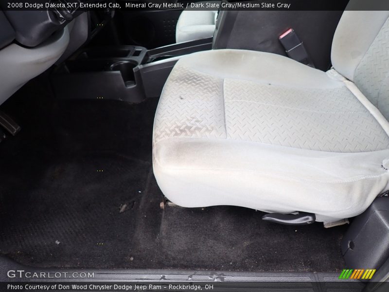Mineral Gray Metallic / Dark Slate Gray/Medium Slate Gray 2008 Dodge Dakota SXT Extended Cab
