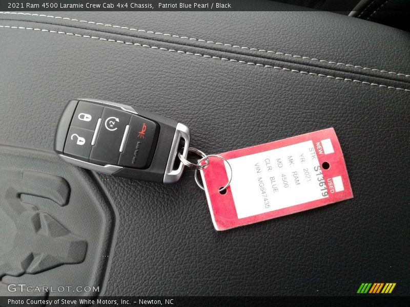 Patriot Blue Pearl / Black 2021 Ram 4500 Laramie Crew Cab 4x4 Chassis