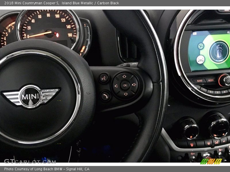 Island Blue Metallic / Carbon Black 2018 Mini Countryman Cooper S