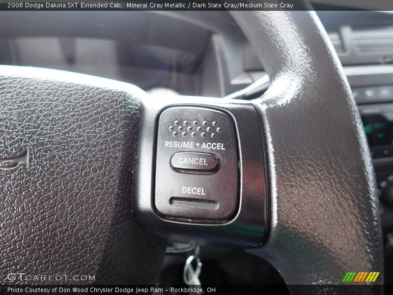 Mineral Gray Metallic / Dark Slate Gray/Medium Slate Gray 2008 Dodge Dakota SXT Extended Cab