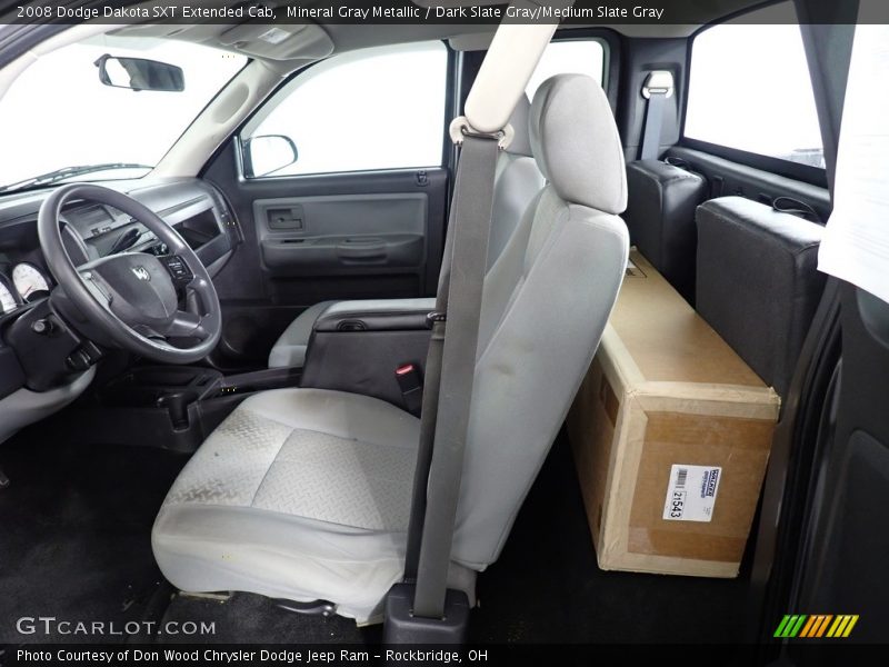 Mineral Gray Metallic / Dark Slate Gray/Medium Slate Gray 2008 Dodge Dakota SXT Extended Cab