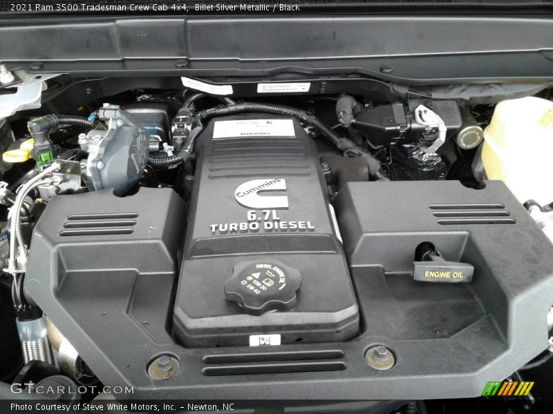 Billet Silver Metallic / Black 2021 Ram 3500 Tradesman Crew Cab 4x4