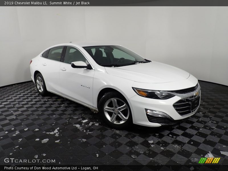 Summit White / Jet Black 2019 Chevrolet Malibu LS