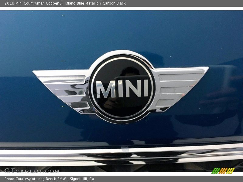 Island Blue Metallic / Carbon Black 2018 Mini Countryman Cooper S