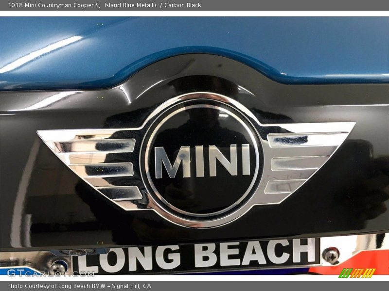 Island Blue Metallic / Carbon Black 2018 Mini Countryman Cooper S