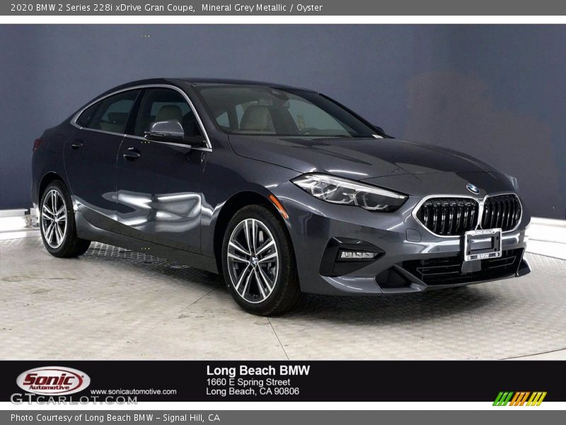 Mineral Grey Metallic / Oyster 2020 BMW 2 Series 228i xDrive Gran Coupe