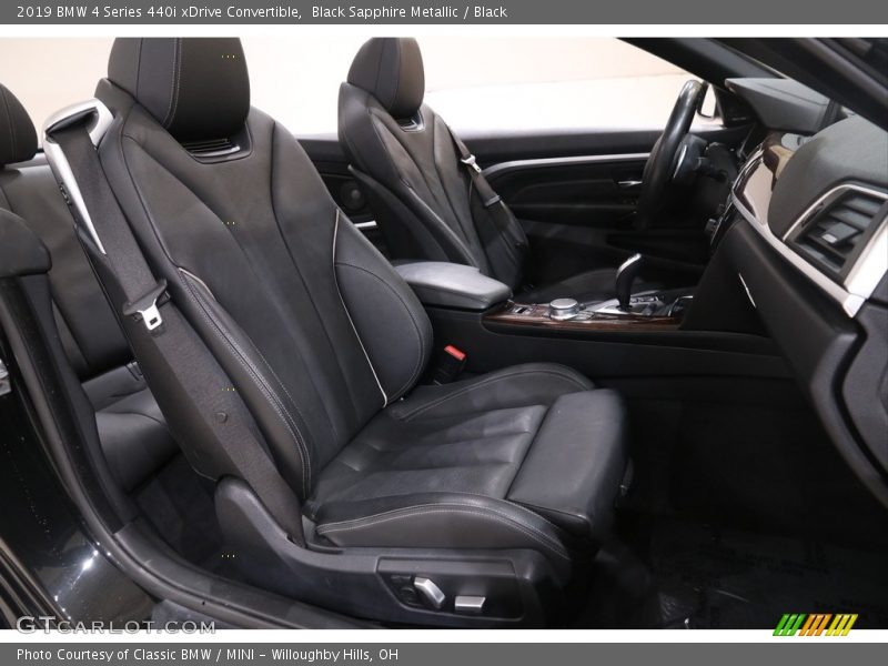 Black Sapphire Metallic / Black 2019 BMW 4 Series 440i xDrive Convertible
