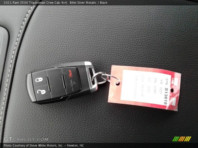 Billet Silver Metallic / Black 2021 Ram 3500 Tradesman Crew Cab 4x4