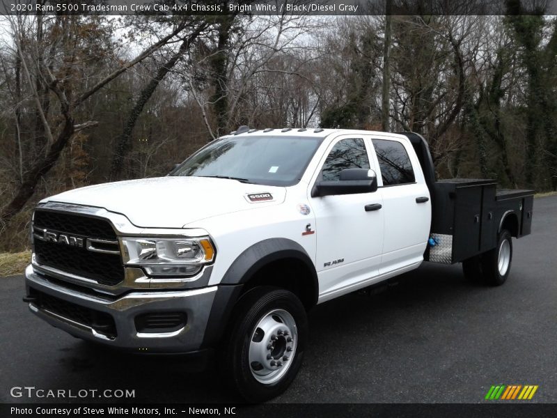 Bright White / Black/Diesel Gray 2020 Ram 5500 Tradesman Crew Cab 4x4 Chassis