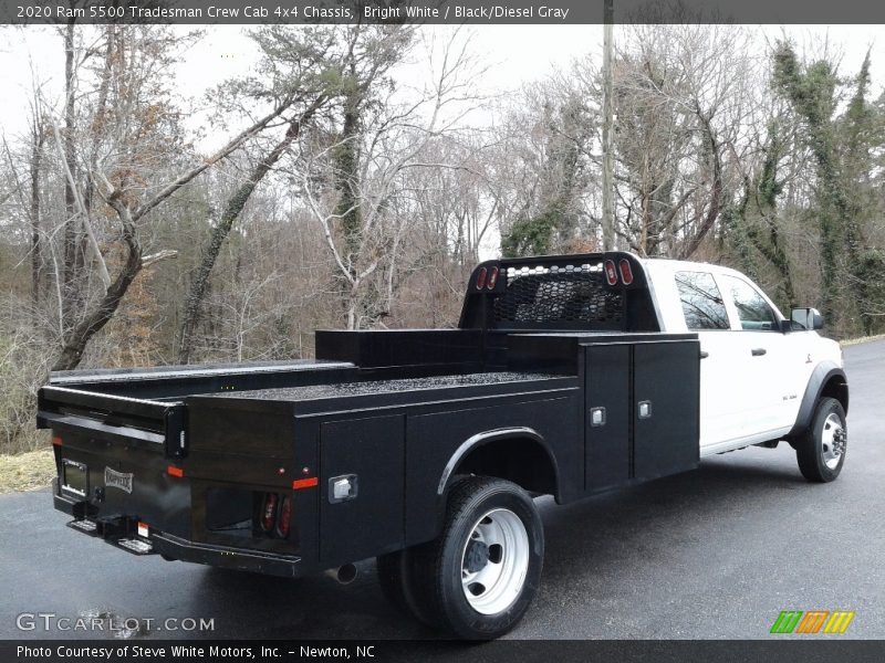 Bright White / Black/Diesel Gray 2020 Ram 5500 Tradesman Crew Cab 4x4 Chassis