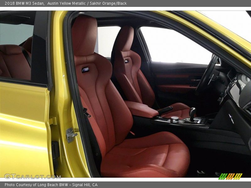 Austin Yellow Metallic / Sakhir Orange/Black 2018 BMW M3 Sedan