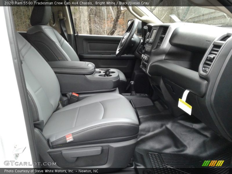 Bright White / Black/Diesel Gray 2020 Ram 5500 Tradesman Crew Cab 4x4 Chassis