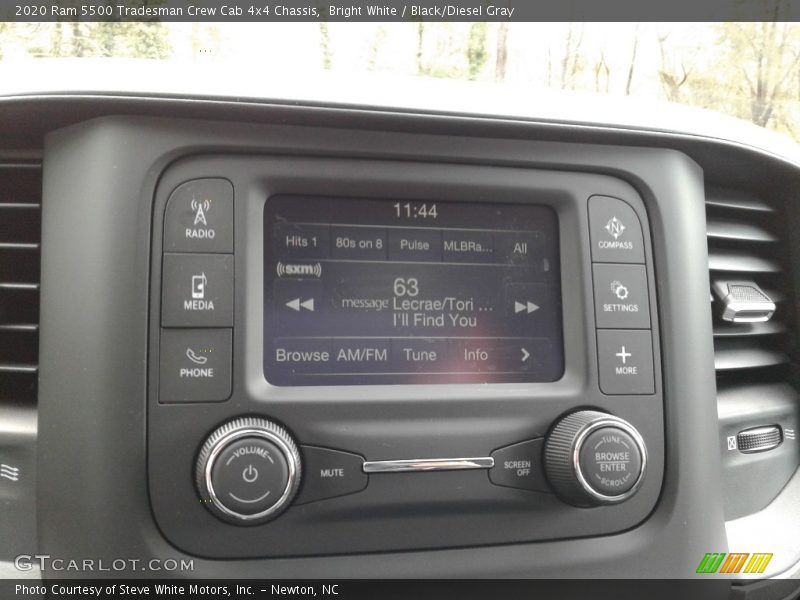 Bright White / Black/Diesel Gray 2020 Ram 5500 Tradesman Crew Cab 4x4 Chassis