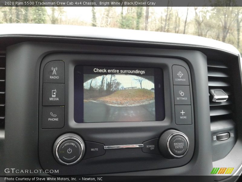 Bright White / Black/Diesel Gray 2020 Ram 5500 Tradesman Crew Cab 4x4 Chassis