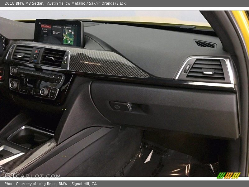 Austin Yellow Metallic / Sakhir Orange/Black 2018 BMW M3 Sedan