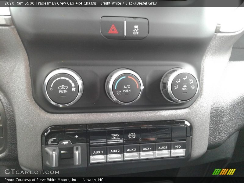 Bright White / Black/Diesel Gray 2020 Ram 5500 Tradesman Crew Cab 4x4 Chassis