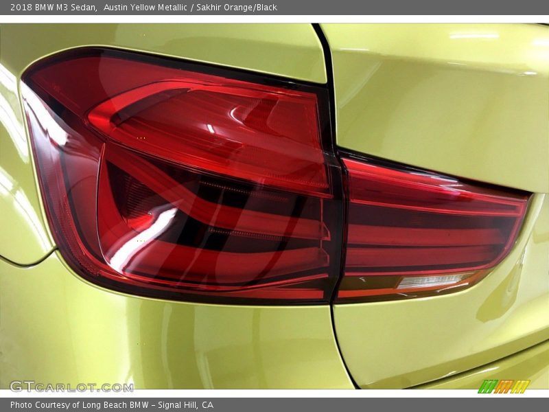 Austin Yellow Metallic / Sakhir Orange/Black 2018 BMW M3 Sedan