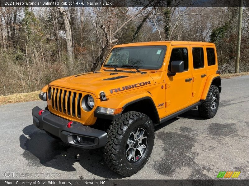 Front 3/4 View of 2021 Wrangler Unlimited Rubicon 4x4