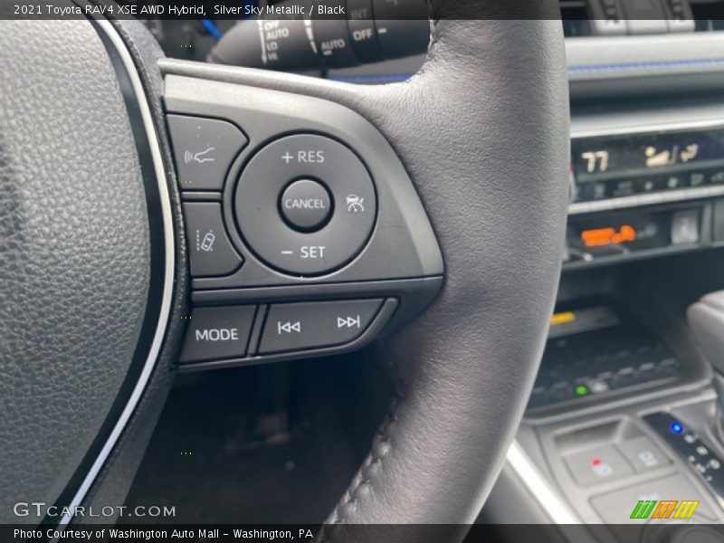 Silver Sky Metallic / Black 2021 Toyota RAV4 XSE AWD Hybrid