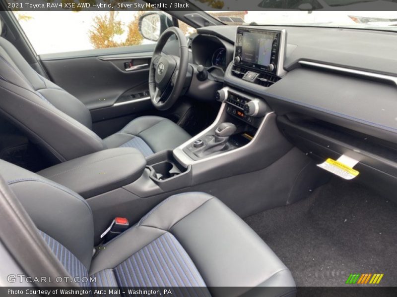 Silver Sky Metallic / Black 2021 Toyota RAV4 XSE AWD Hybrid
