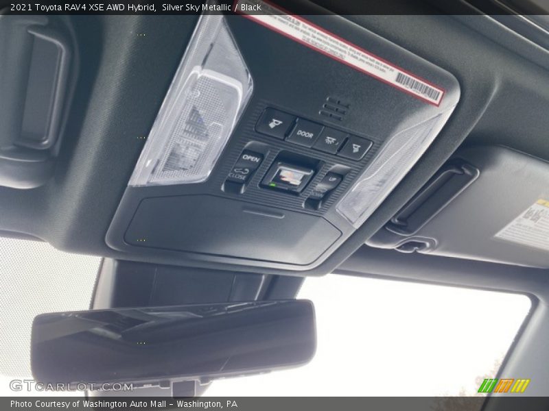 Silver Sky Metallic / Black 2021 Toyota RAV4 XSE AWD Hybrid