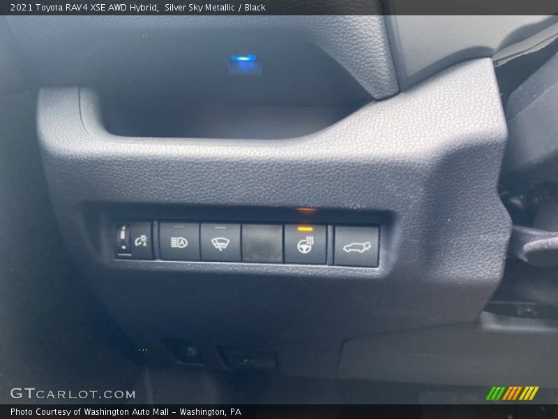 Silver Sky Metallic / Black 2021 Toyota RAV4 XSE AWD Hybrid