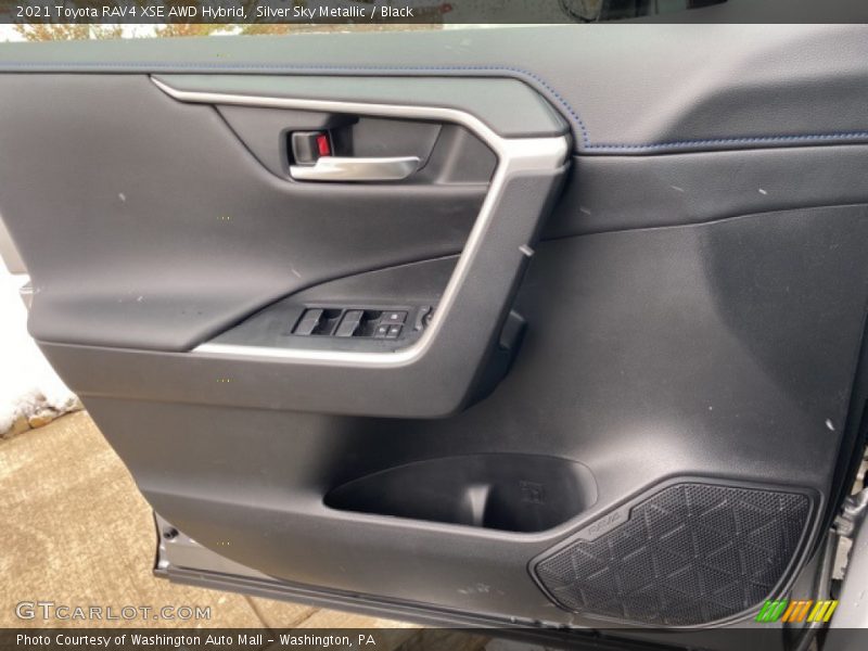 Silver Sky Metallic / Black 2021 Toyota RAV4 XSE AWD Hybrid