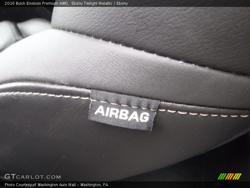 Ebony Twilight Metallic / Ebony 2016 Buick Envision Premium AWD