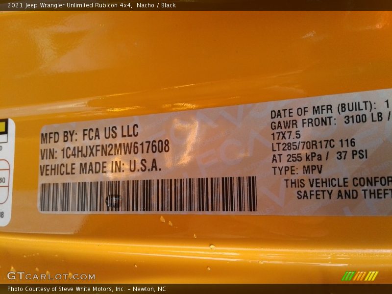 Nacho / Black 2021 Jeep Wrangler Unlimited Rubicon 4x4