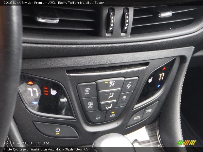 Ebony Twilight Metallic / Ebony 2016 Buick Envision Premium AWD