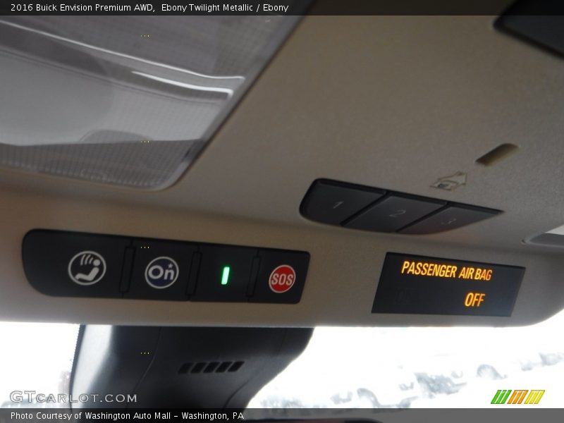 Ebony Twilight Metallic / Ebony 2016 Buick Envision Premium AWD