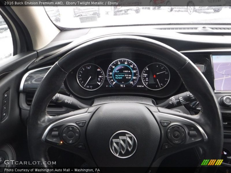 Ebony Twilight Metallic / Ebony 2016 Buick Envision Premium AWD