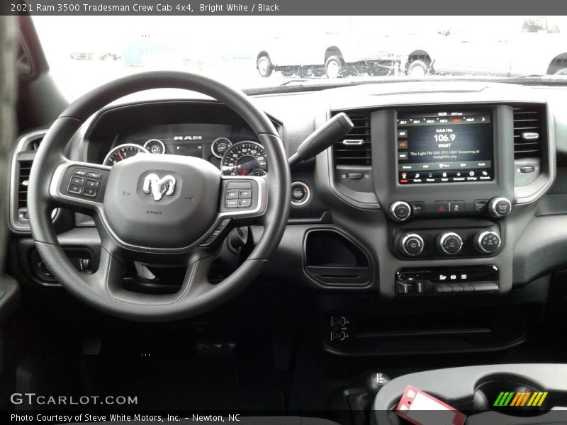 Bright White / Black 2021 Ram 3500 Tradesman Crew Cab 4x4