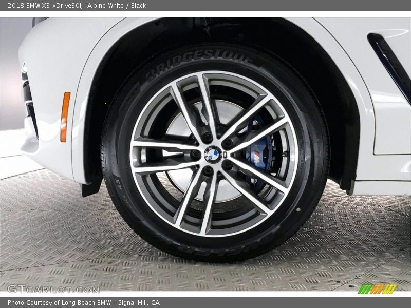 Alpine White / Black 2018 BMW X3 xDrive30i