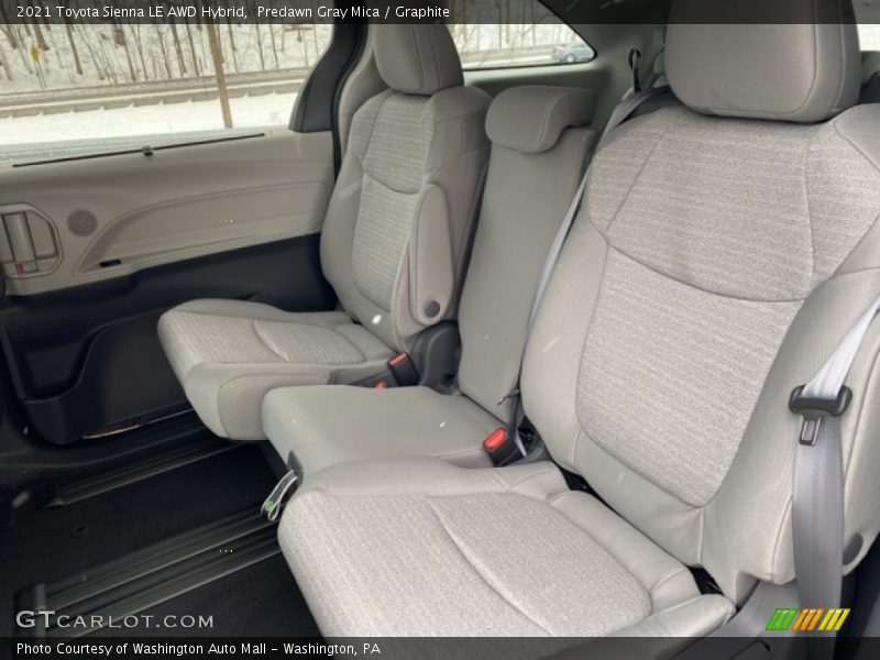 Predawn Gray Mica / Graphite 2021 Toyota Sienna LE AWD Hybrid