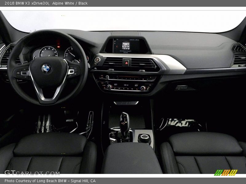 Alpine White / Black 2018 BMW X3 xDrive30i