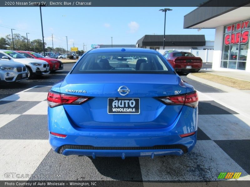 Electric Blue / Charcoal 2020 Nissan Sentra SV