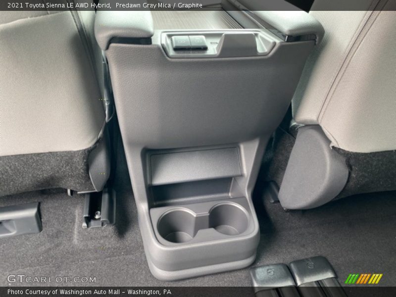 Predawn Gray Mica / Graphite 2021 Toyota Sienna LE AWD Hybrid
