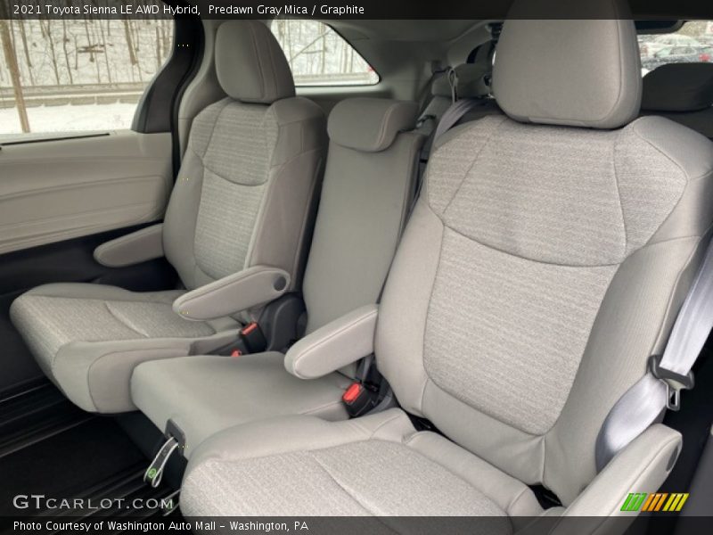 Predawn Gray Mica / Graphite 2021 Toyota Sienna LE AWD Hybrid